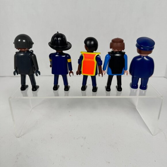 Playmobil Rescue Emergency Crew Lot of 5 Figures Police Fire EMT SWAT Mailman - Picture 4 of 10